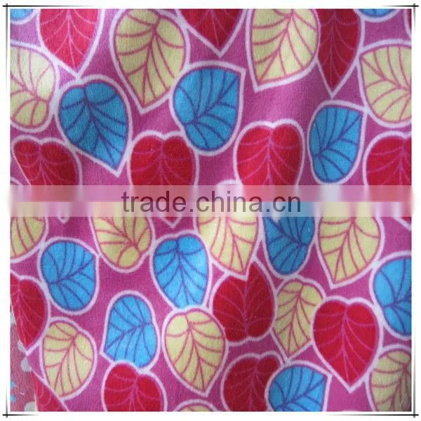 100% Polyester printed fabric polyester printing fabric for bedding