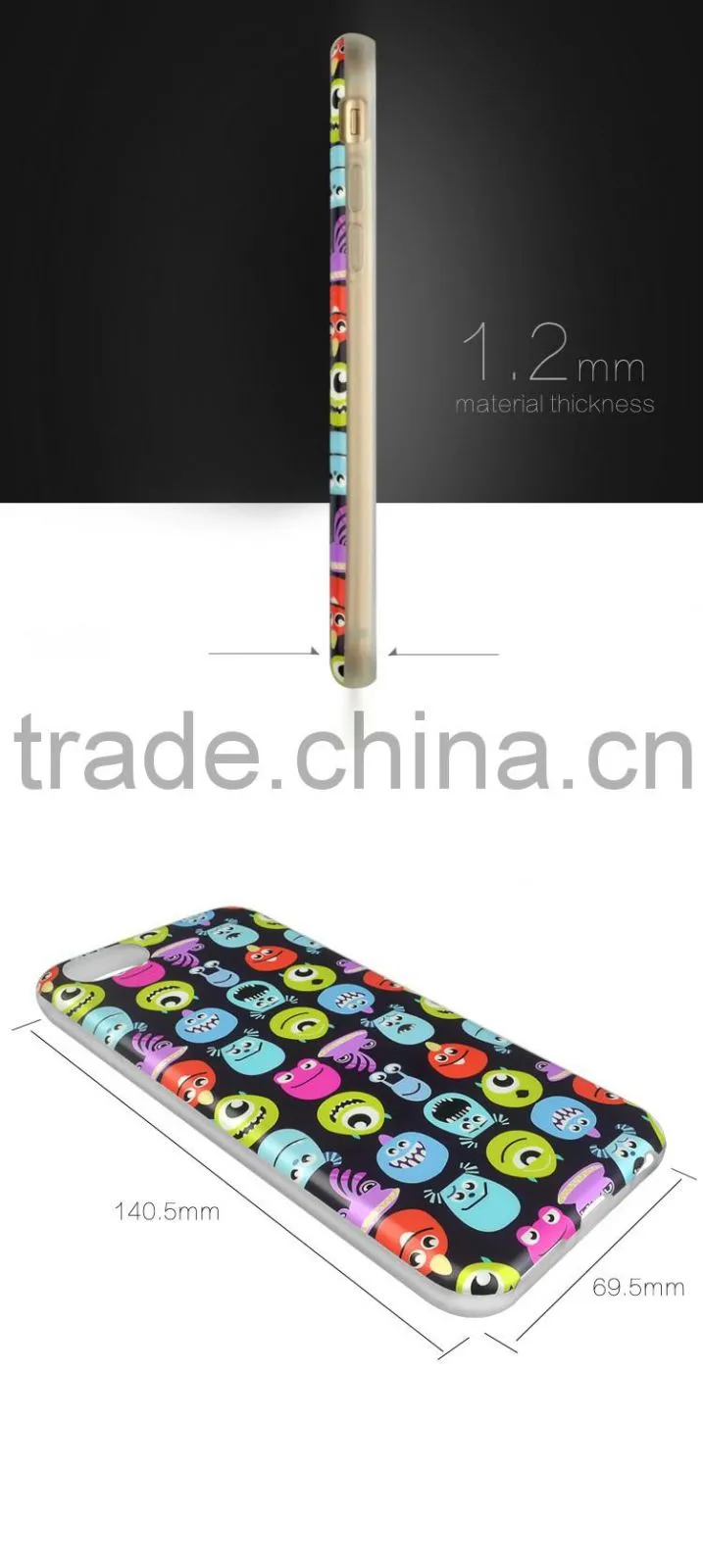 TPU IMD Cover Case for iPhone 6s & 6s plus
