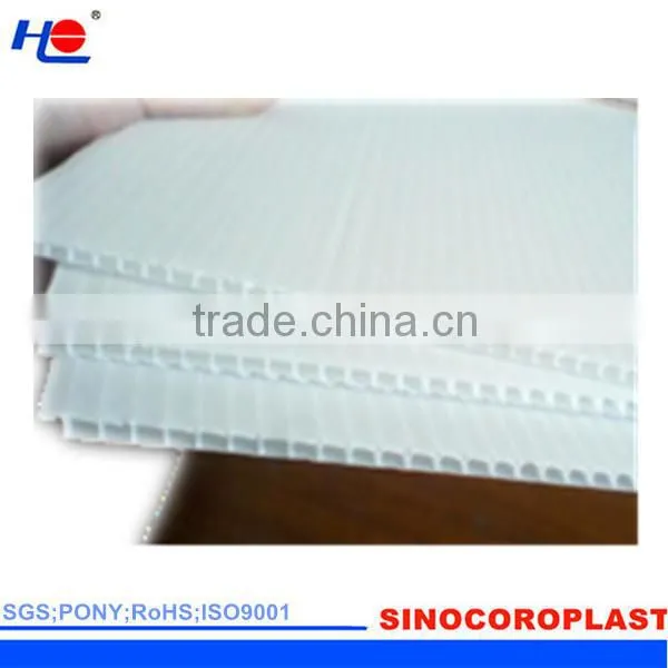 puncture resistance 2-12mm plastic pp polypropylene corflute