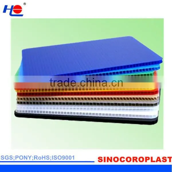 pollution-free and rigid corrugated plastic bottle separator sheets