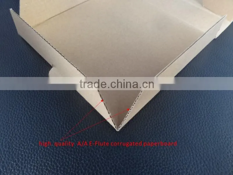 Factory price high quality corrugated E-flute paperboard pizza box