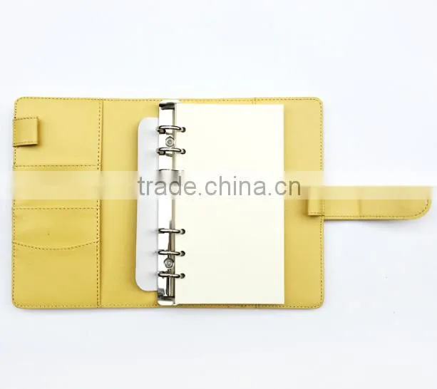 a4 leather planner with ring binder