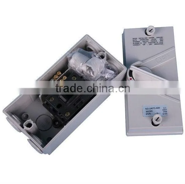 Manufacturers supply 65A Waterproo Load Low voltage isolation switch