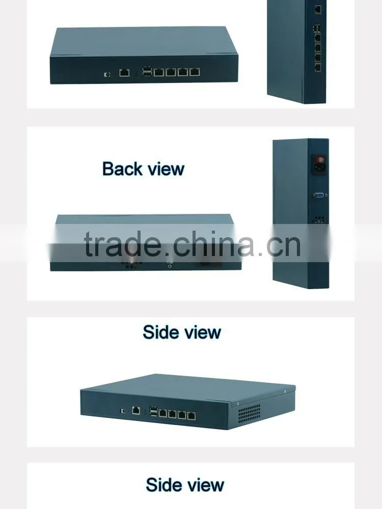 ZM3023-M5V_B -1U Atom D525 4*Lan network server ,1U Rackmount router Server Firewall Appliance