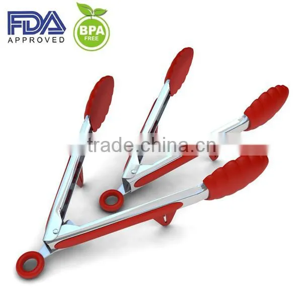 FDA Standard Food Silicone Tongs, Best Silicone Cooking Tong