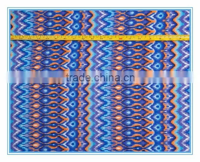 Custom Rayon or 100% Cotton print fabric