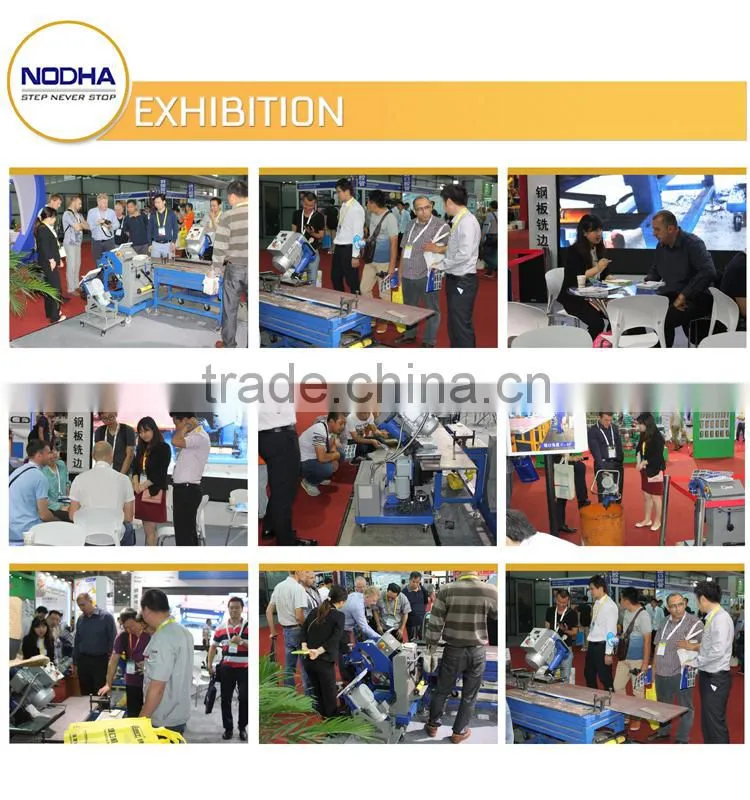 China NODHA GMMA-80A Steel Plate Edge Milling Machine for top side plate beveling
