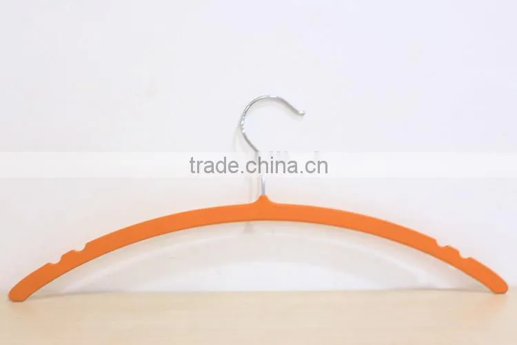 rubber coated slim hanger for shirt