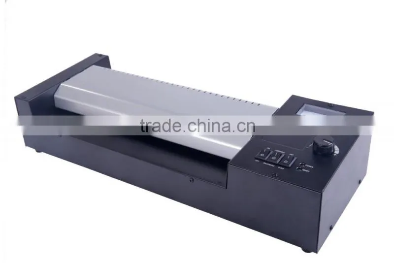 250 mic 4 rollers steel case laminator adjustable temperature laminator