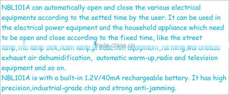 Digital Timer Switch Light Timer Switch NBL101A