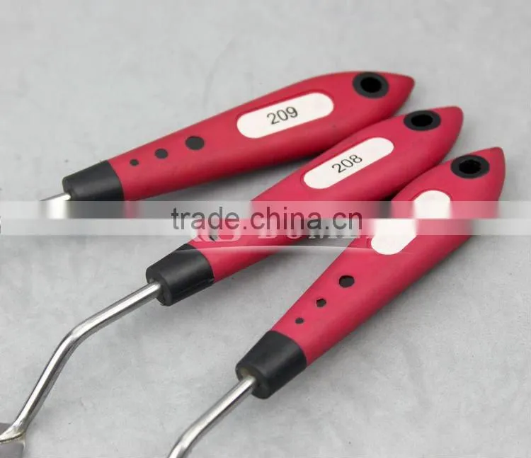 plastic handle stainless steel painting palette knife