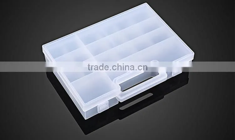 Recyclable free sample small plastic fishing box with tackles