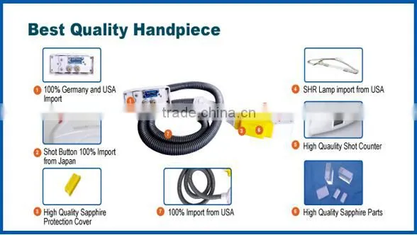 WOW!! SHR Skin Tightening & Permanent Hair Removal Equipment hig quality
