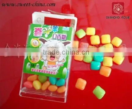 Colorful coin bubble gum