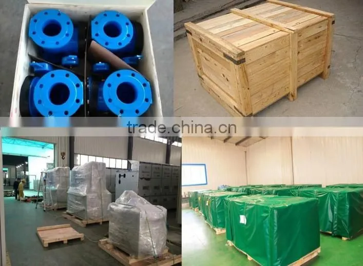 Double flanged U section butterfly valve, Concentric type, DN50-DN1200