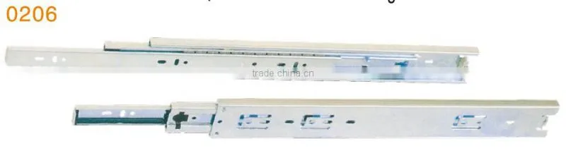 3 Fold Ball Bearing Drawer Slide Rail 45mm width for kichen cabinet