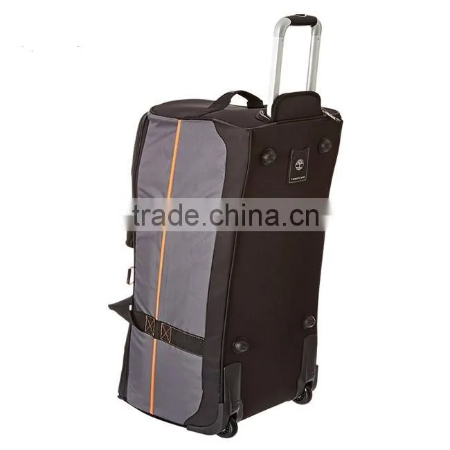 Durable 600D x 600D polyester fabric designer luggage