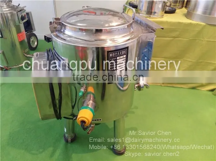 Fresh Milk Pasteurizer Machine With 20L Capacity