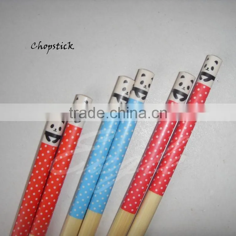 Color reusable painting bamboo chopsticks