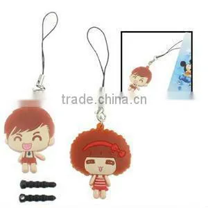 hot sale beloved mobile phone key chain