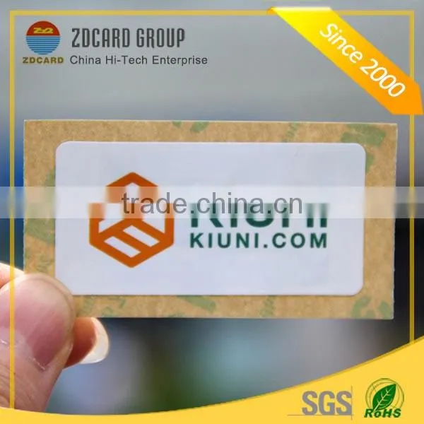 Logo Printable Adhesive rfid paper tags