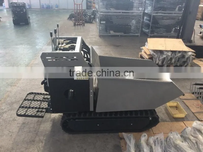 Construction mini track dumper