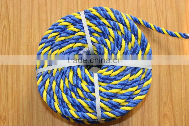 mixed colour pe rope