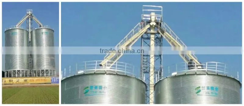 fumigation silo metal bolt bins maize storage tank