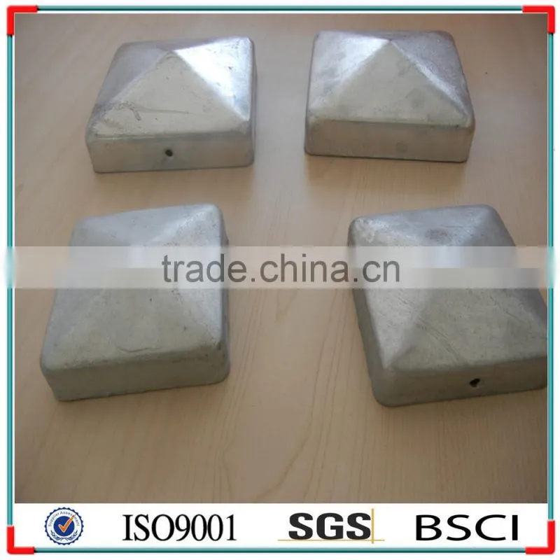 Galvanized Post Fence Cap For Wood Fence