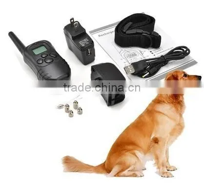 300M 100 Shock Level Pet Dog Training Collar With Remote Control