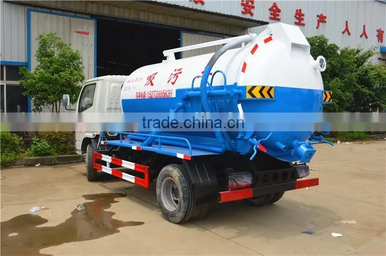 dongfeng 4 cubic meter mini sewage tanker truck for sale