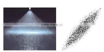 Big flow rate stainless steel U flat fan water jeting nozzle