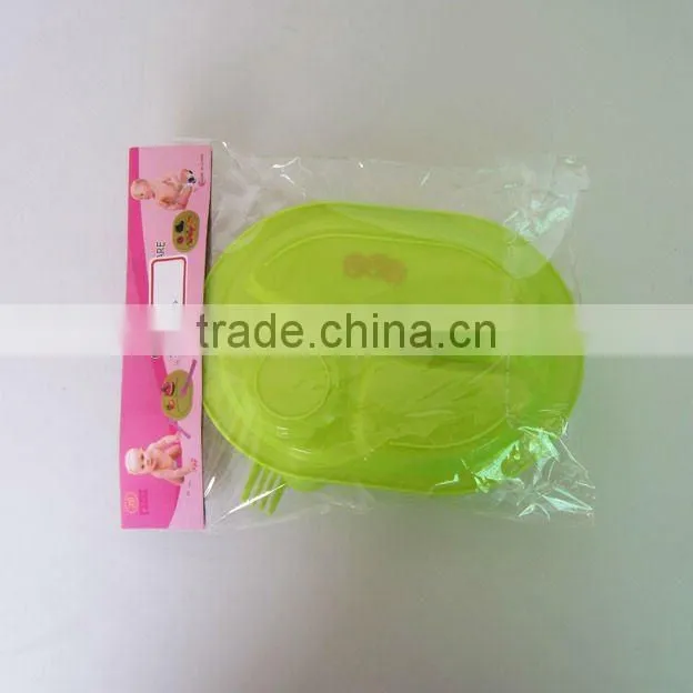 4pcs oval plate dinerware plastic picnic set