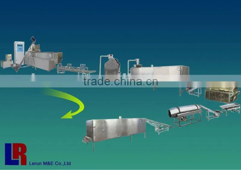 production line for corn flakes making