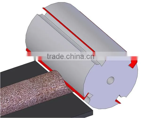 Industrial Mobile Wood Chipper/wood crusher machine with 4 Wheels