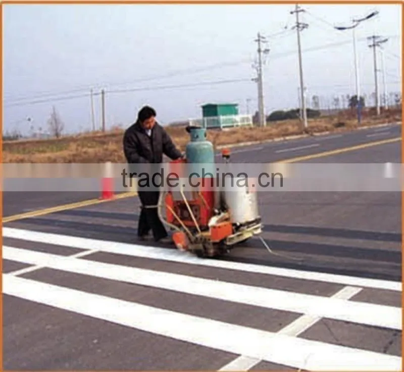 Roadside Hand Push Big Thermoplastic Convex Road Marking Machines