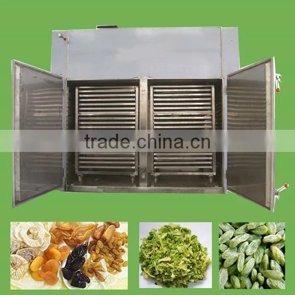 tray type hot air drying equipment for dried fruit chips and vegetable