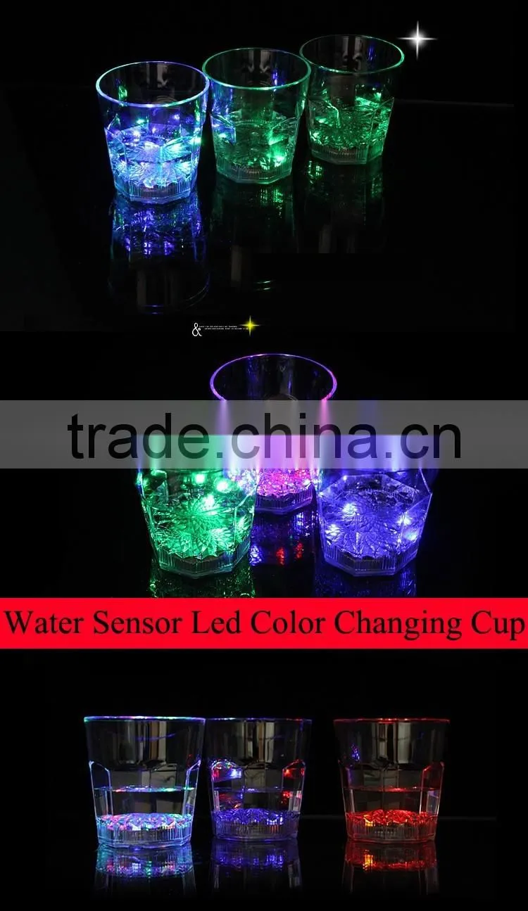 WATER SENSOR CUP COLOR CHANGING LED WATER SENSOR GLASS