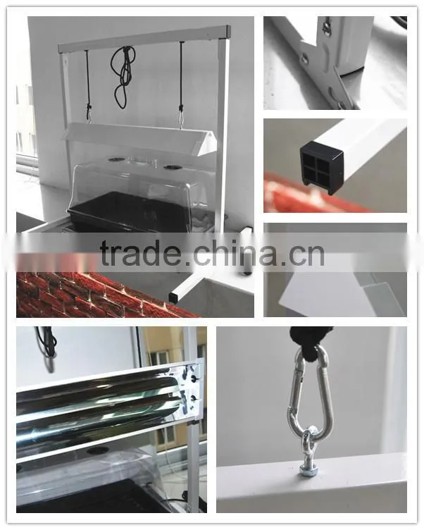 hydroponic grow light 1/8" rope hanger/ heavy duty rope ratchet/ light lifter easy roller