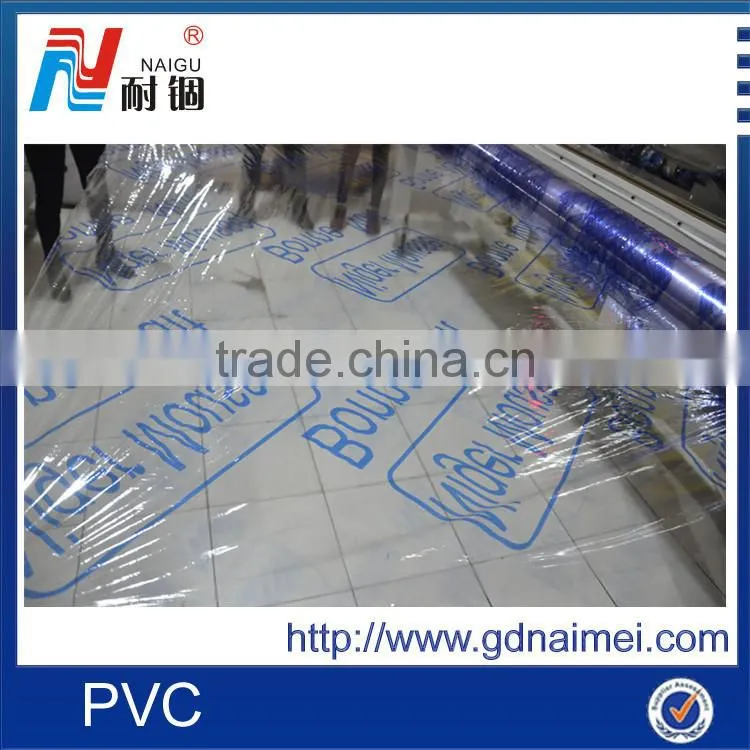 hot sale soft clear mattress pvc film 2450mm transperant