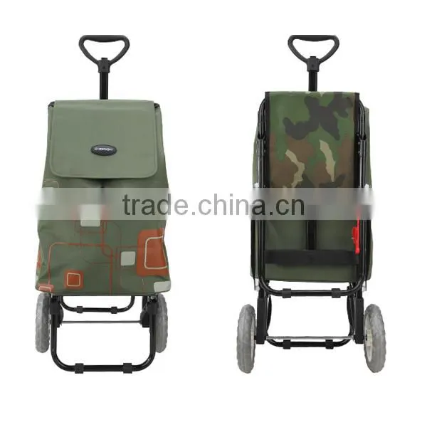 BAG00112 Telescopic Handle Shopping Carts with Seat
