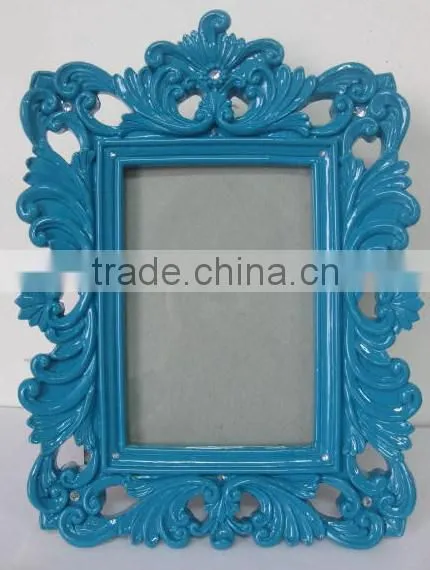 2014 newest beautiful resin photo frame