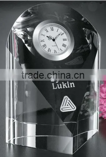 eternity clock crystal award gift