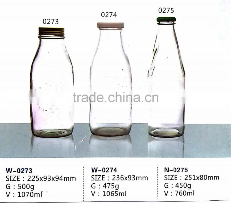 Haonai vintage embossed glass pudding bottle milk bottle with wide mouth cap wholesale