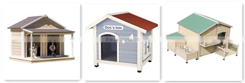 Pitched roof dog house wood