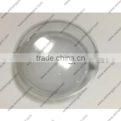 Cleverish portable cute transparent round plastic storage jewelry wedding box kit