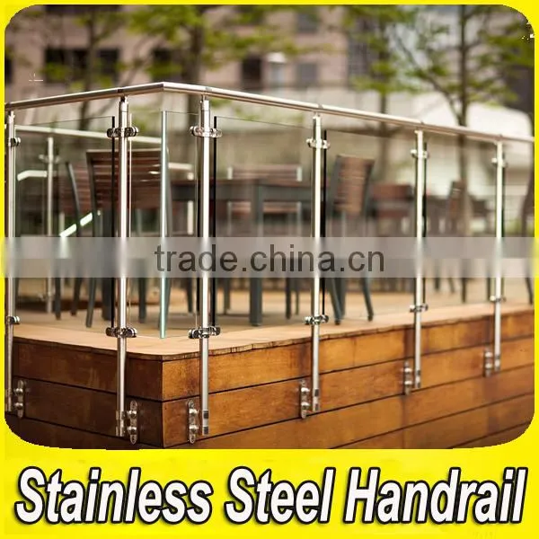Modern Design Stainless Steel Decorative Outdoor Free Standing Handrails