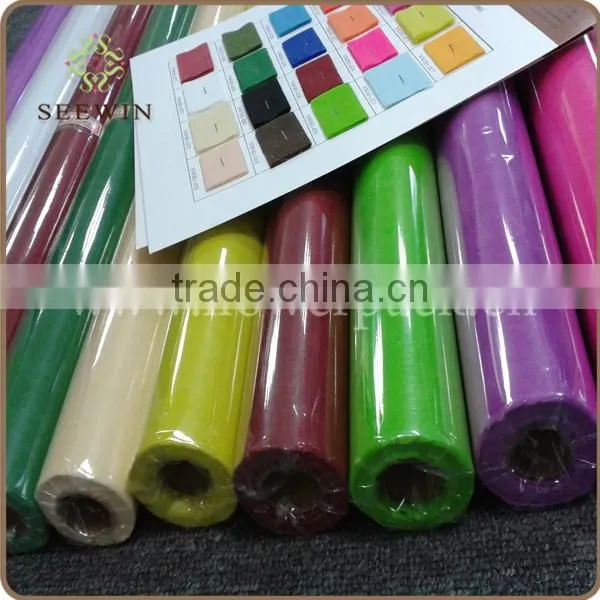 Solid Color Non Woven Fabrics Roll For Table Runner,Flower Pack