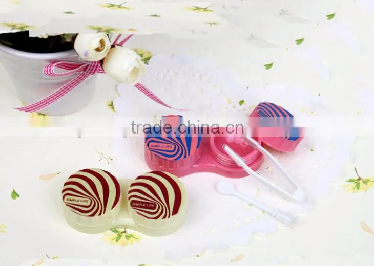 Supply fashion cute Cartoon Contact lens box