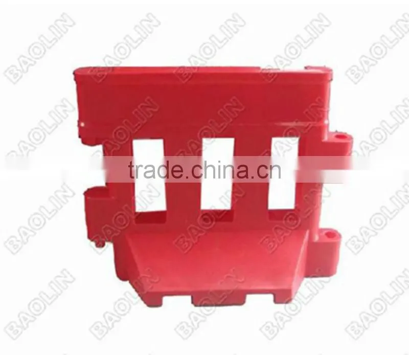 Traffic barrier rotational molding